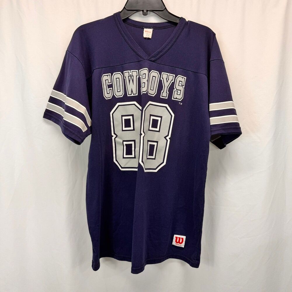 Wilson Dallas Cowboys T-Shirt Jersey 2XL Retro Classic Streetwear #88 80s USA